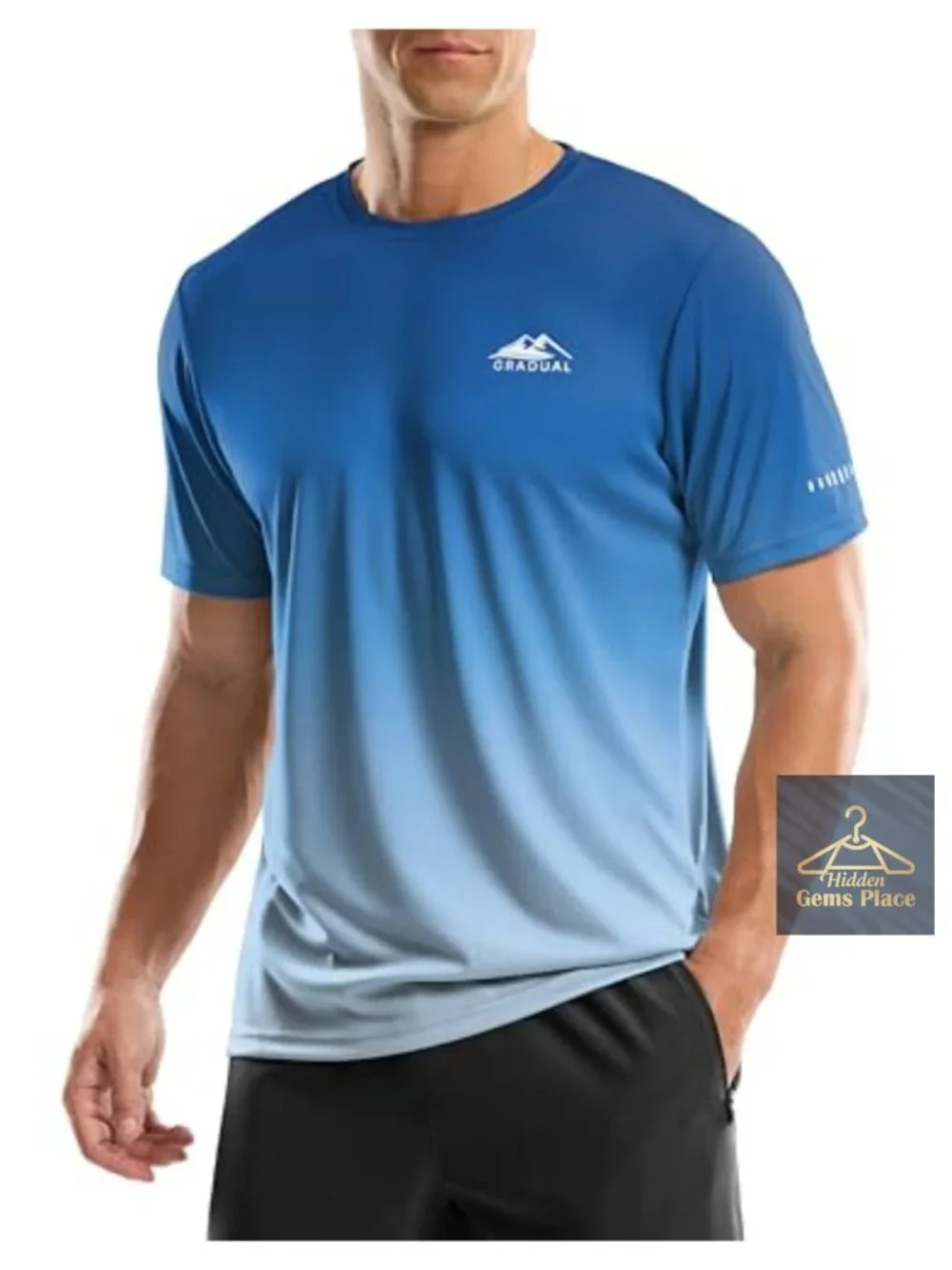 Men's UPF 50+ Sun Protection Swim Shirt Rash Guard Quick Dry 4-Way Stretch
